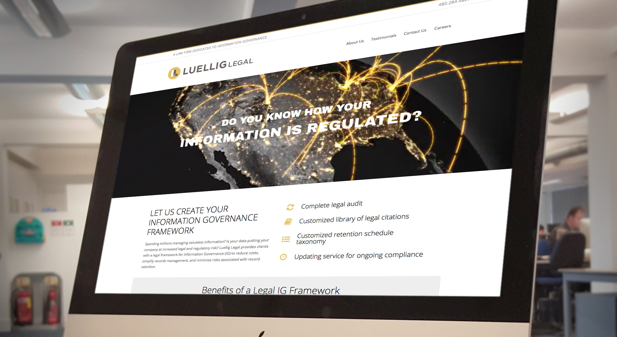 Luellig Legal website